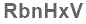 The text to enter in the texbox below is: RbnHxV