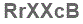 The text to enter in the texbox below is: RrXXcB