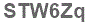 The text to enter in the texbox below is: STW6Zq