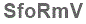 The text to enter in the texbox below is: SfoRmV