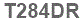 The text to enter in the texbox below is: T284DR