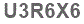 The text to enter in the texbox below is: U3R6X6