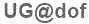 The text to enter in the texbox below is: UG@dof
