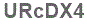 The text to enter in the texbox below is: URcDX4