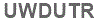 The text to enter in the texbox below is: UWDUTR