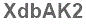 The text to enter in the texbox below is: XdbAK2
