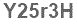 The text to enter in the texbox below is: Y25r3H