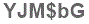 The text to enter in the texbox below is: YJM$bG