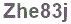 The text to enter in the texbox below is: Zhe83j