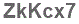 The text to enter in the texbox below is: ZkKcx7