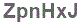 The text to enter in the texbox below is: ZpnHxJ