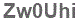 The text to enter in the texbox below is: Zw0Uhi