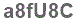The text to enter in the texbox below is: a8fU8C