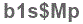The text to enter in the texbox below is: b1s$Mp