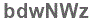 The text to enter in the texbox below is: bdwNWz