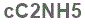 The text to enter in the texbox below is: cC2NH5
