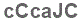 The text to enter in the texbox below is: cCcaJC