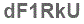 The text to enter in the texbox below is: dF1RkU