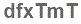 The text to enter in the texbox below is: dfxTmT