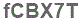 The text to enter in the texbox below is: fCBX7T