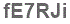 The text to enter in the texbox below is: fE7RJi