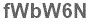 The text to enter in the texbox below is: fWbW6N