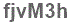 The text to enter in the texbox below is: fjvM3h
