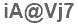 The text to enter in the texbox below is: iA@Vj7