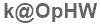 The text to enter in the texbox below is: k@OpHW