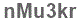 The text to enter in the texbox below is: nMu3kr