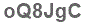 The text to enter in the texbox below is: oQ8JgC