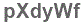 The text to enter in the texbox below is: pXdyWf