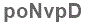 The text to enter in the texbox below is: poNvpD