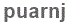 The text to enter in the texbox below is: puarnj