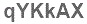 The text to enter in the texbox below is: qYKkAX