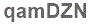 The text to enter in the texbox below is: qamDZN