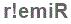 The text to enter in the texbox below is: r!emiR