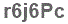 The text to enter in the texbox below is: r6j6Pc