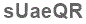 The text to enter in the texbox below is: sUaeQR