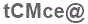 The text to enter in the texbox below is: tCMce@