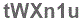 The text to enter in the texbox below is: tWXn1u