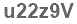 The text to enter in the texbox below is: u22z9V