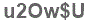 The text to enter in the texbox below is: u2Ow$U