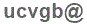The text to enter in the texbox below is: ucvgb@