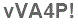 The text to enter in the texbox below is: vVA4P!