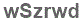 The text to enter in the texbox below is: wSzrwd