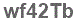 The text to enter in the texbox below is: wf42Tb