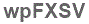 The text to enter in the texbox below is: wpFXSV