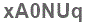 The text to enter in the texbox below is: xA0NUq