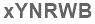 The text to enter in the texbox below is: xYNRWB
